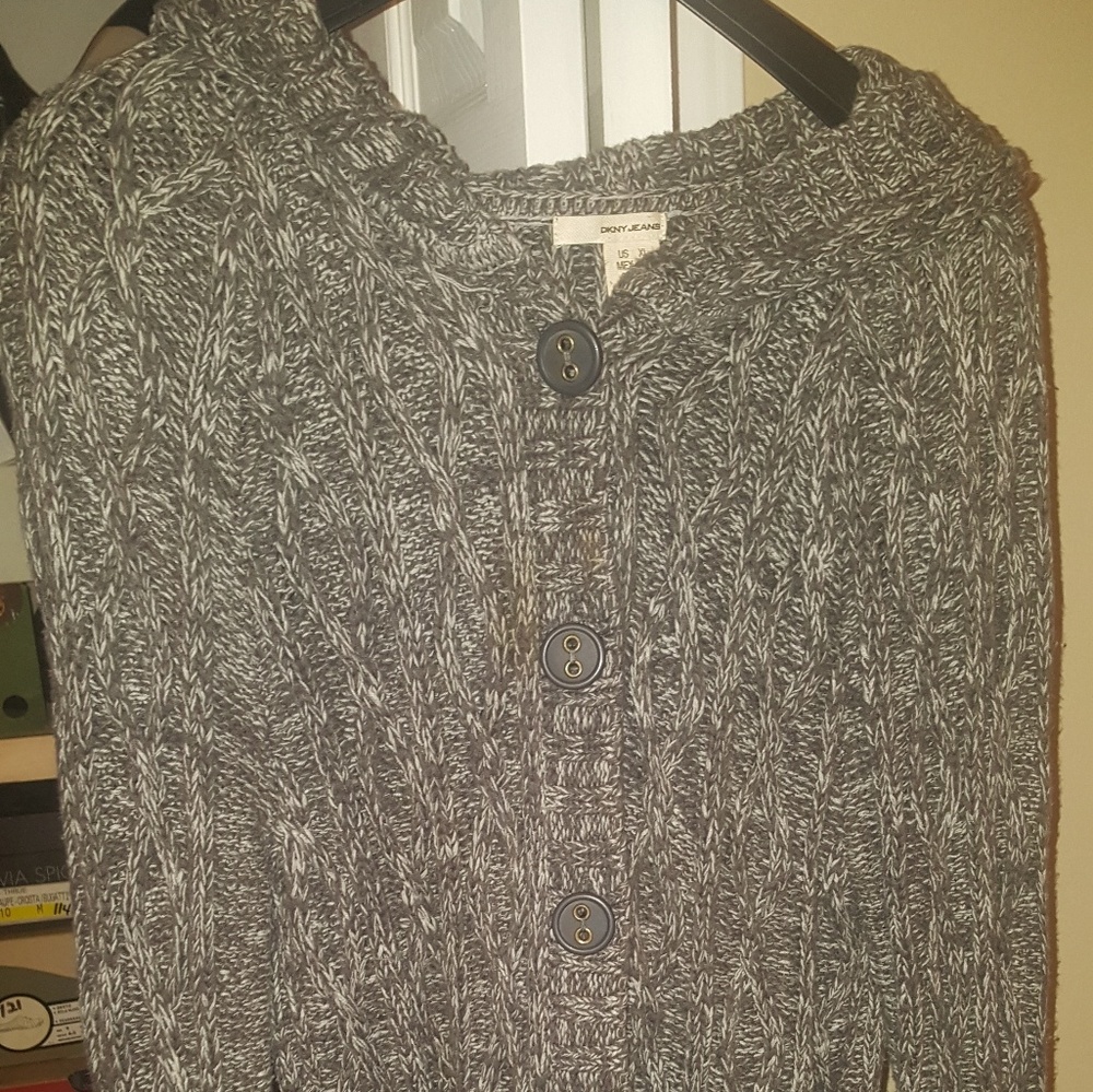 Hooded DKNY sweater